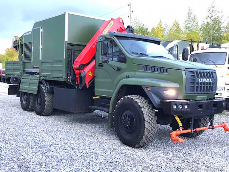 Универсальный спецавтомобиль на базе шасси «Урал NEXT» для обеззараживания улиц