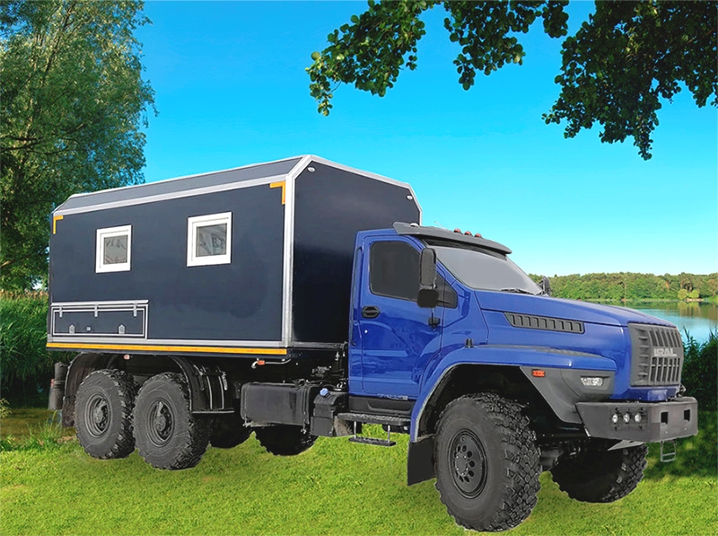 Передвижная мобильная лаборатория АИС-1 УРАЛ NEXT с колесной формулой 6х6