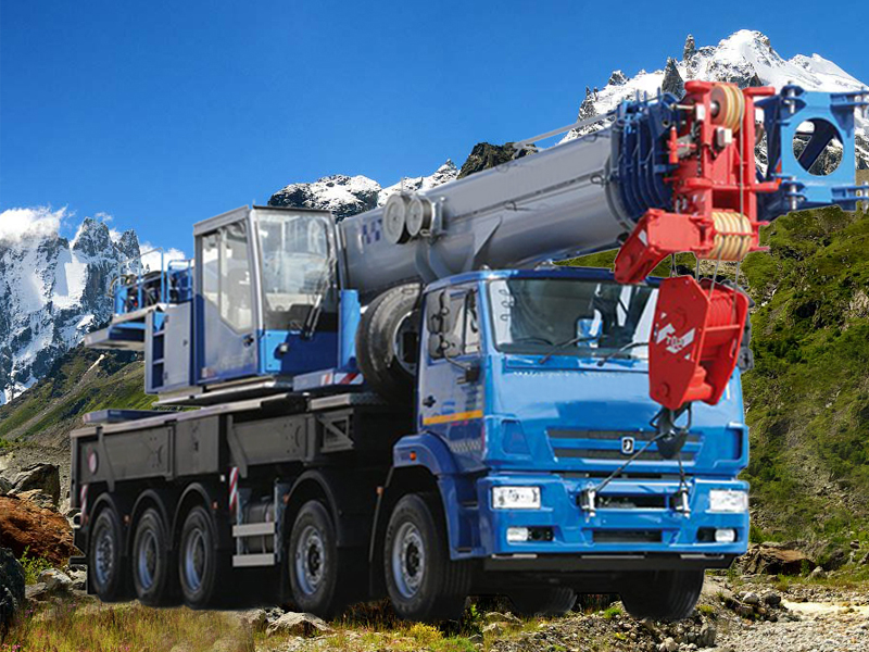 Автокран КС-65715-2 грузоподъемностью 50 тонн, серии ТАКСИ с длиной стрелы 40 м