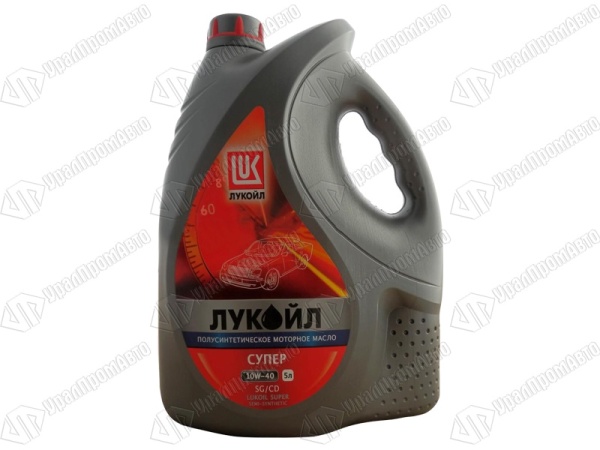Масло моторное полусинтетическое Лукойл Супер 10W-40 (5 л)